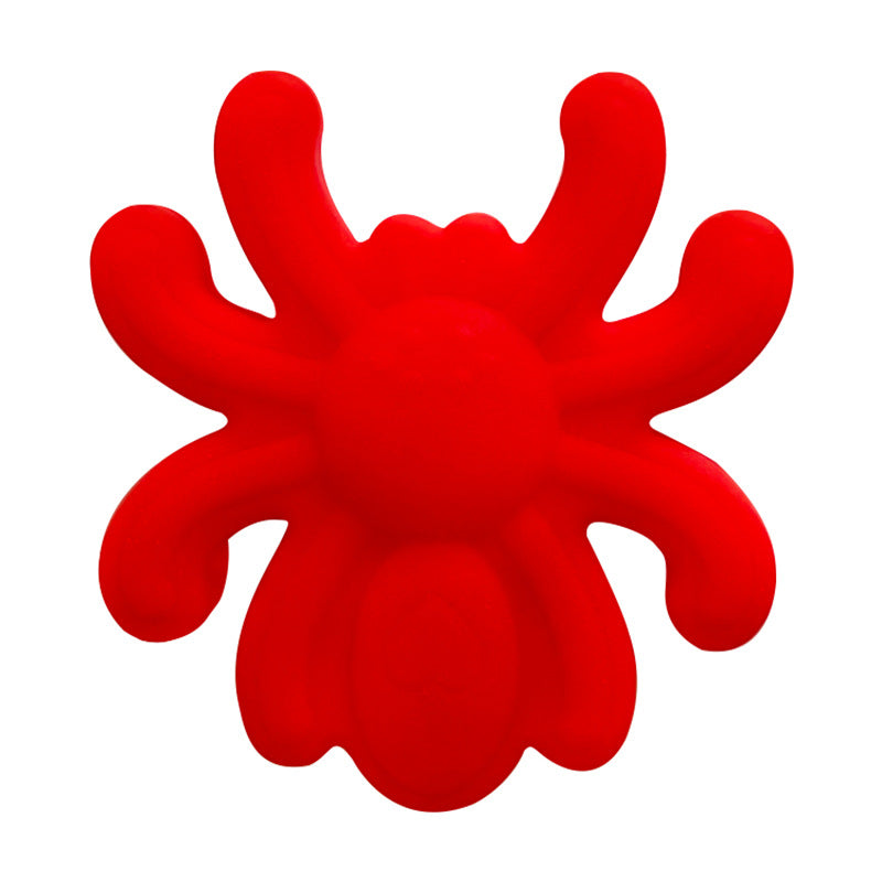 Wholesale10PCS  Silicone Solid Color Spider Beads